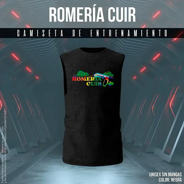 Camiseta deportiva sin mangas 