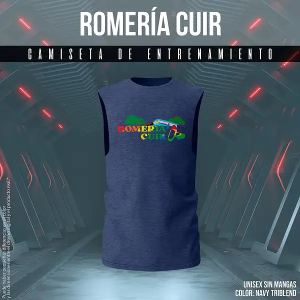 Camiseta deportiva sin mangas 